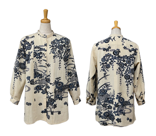 TO-17B　細衿ロングシャツ　￥26,400