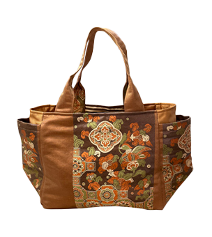 脇ポケット付ファスナーバッグ　￥12,100